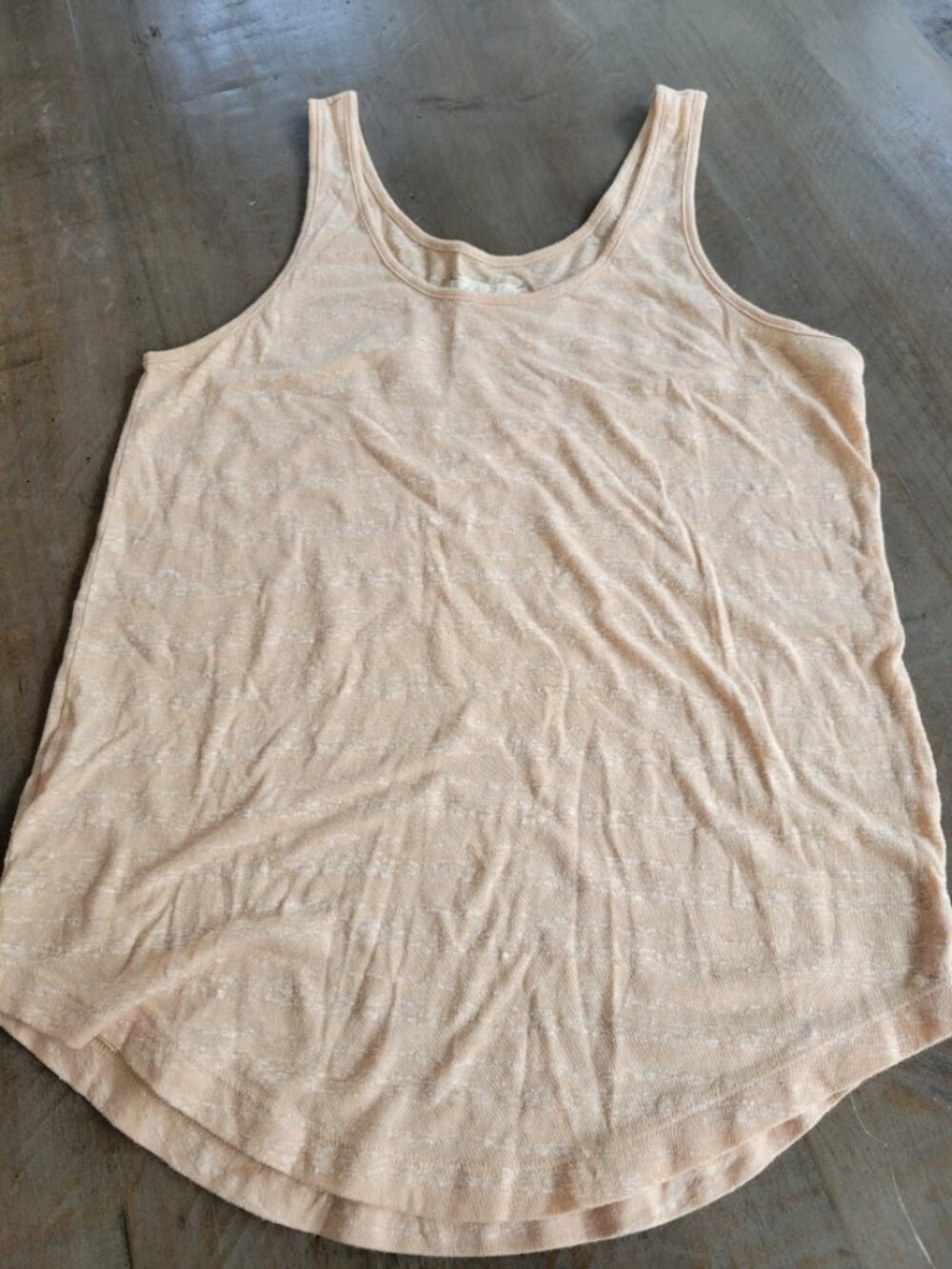 Women's Lou & Grey Sleeveless Top, Peach & White, Size XS